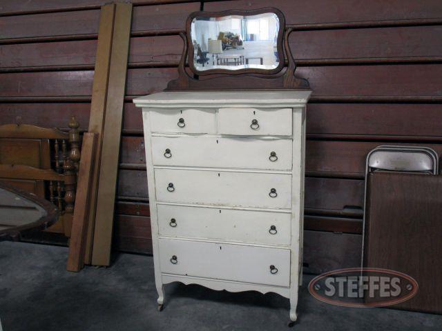 6 Drawer Dresser with Mirror 48- tall (65- with mirror) x 33.5- wide x 19- deep_1.JPG